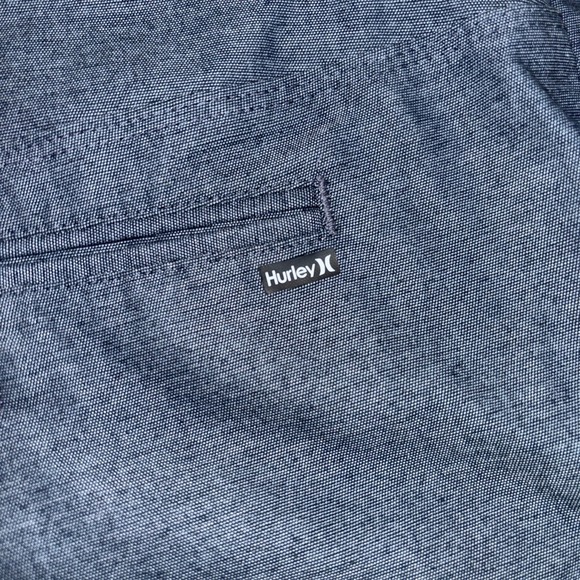 Hurley Nike DRI-FIT Technology Men's Performance Shorts Size 36 BlueGray Stretch - Picture 4 of 5
